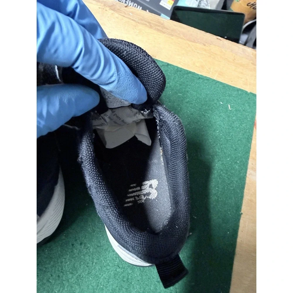 New Balance Kids‎ Black Hook Loop Sneakers Toddler Running Shoes Size 7.5